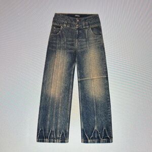 Moonlight Mansion Construction Denim -SizeXL (34L)